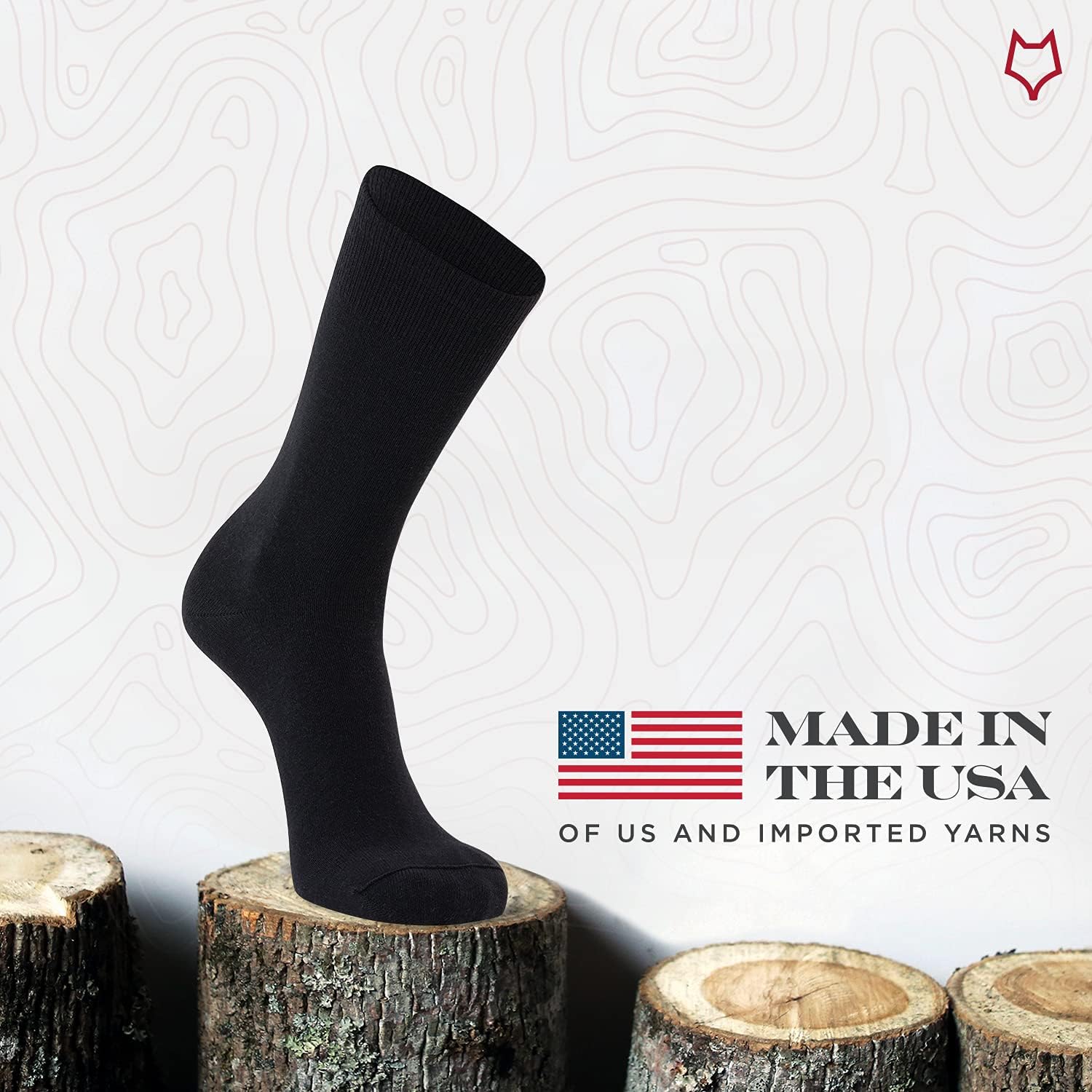 Miniatura 2 de FoxRiver Men's Dry Therm-a-Wick Ultra-Lightweight Liner Crew Socks