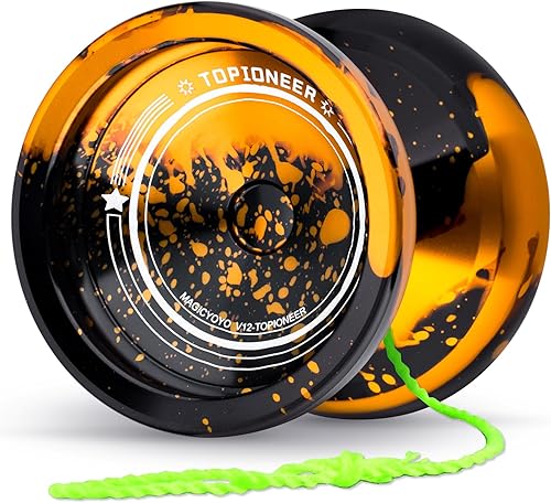 Miniatura 7 de MAGICYOYO V12 Yoyo profesional para niños de 8 a 12 años, yoyo receptivo y yoyo que no responde para adultos, yoyo de metal con 12 cuerdas de yoyo y