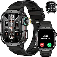 Smart Watch for Men(Answer/Make Call), IP68 Waterproof Sports Smartwatch Outdoor with Heart Rate, Sleep Monitor, Fitness Tracker