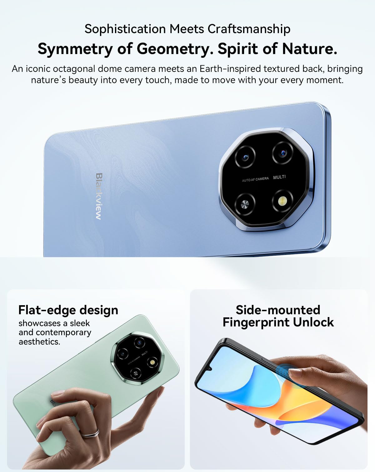 Blackview Shark 6 5G AI Smartphone, 12GB+128GB, 6.9