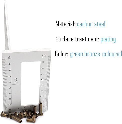 Miniatura 12 de Kit surtido de 120 tornillos Chicago para atornillar, 6 tamaños (M5 x 6/10/15/25/30/1.772 in), acero al carbono niquelado (negro)