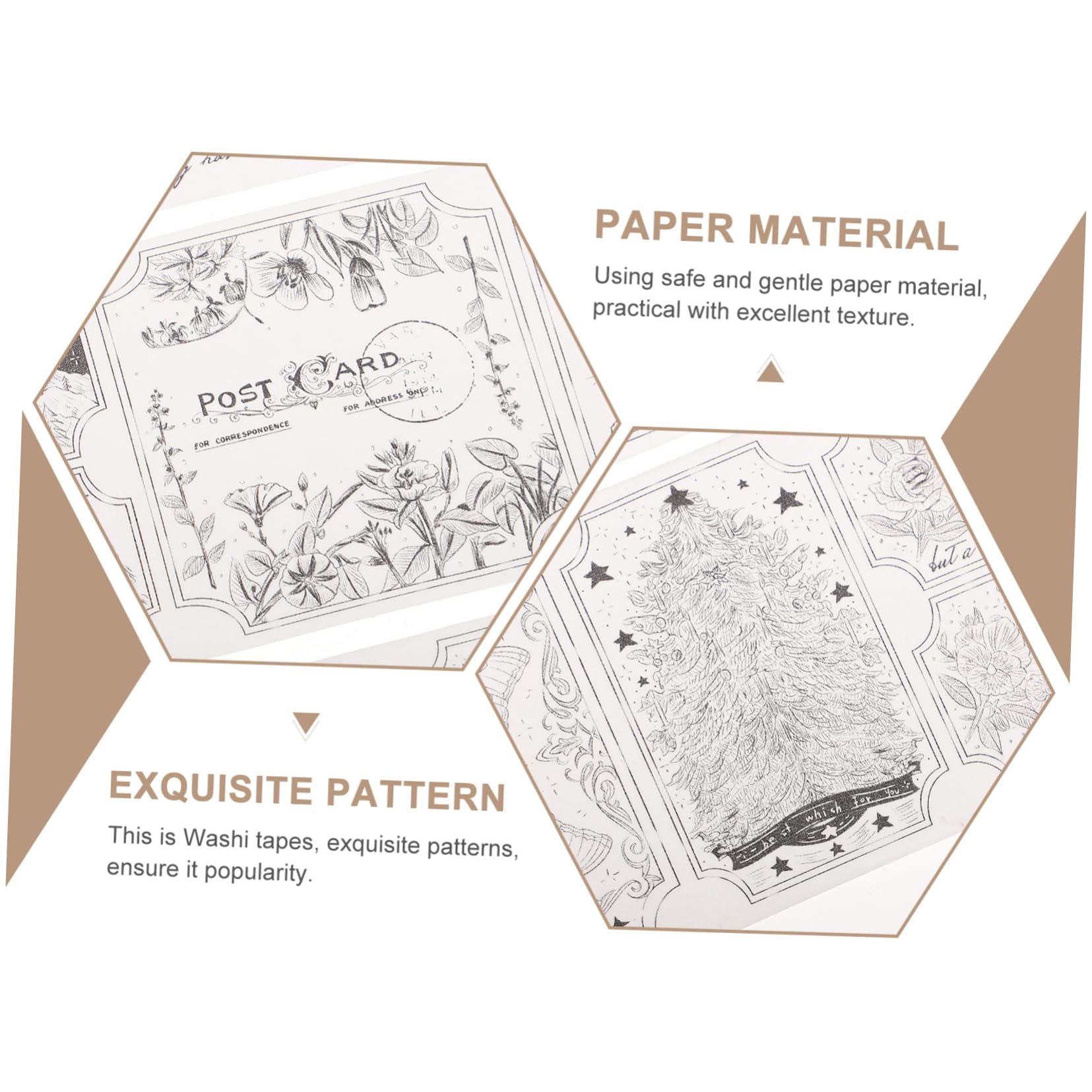 SHINEOFI 12 Nastro Decorativo Washi Adesivo Da Stile Random Per Planner Scrapbooking e Diario Nastro Delicato e Pratico Per Creazioni Artistiche e Fai Da Te