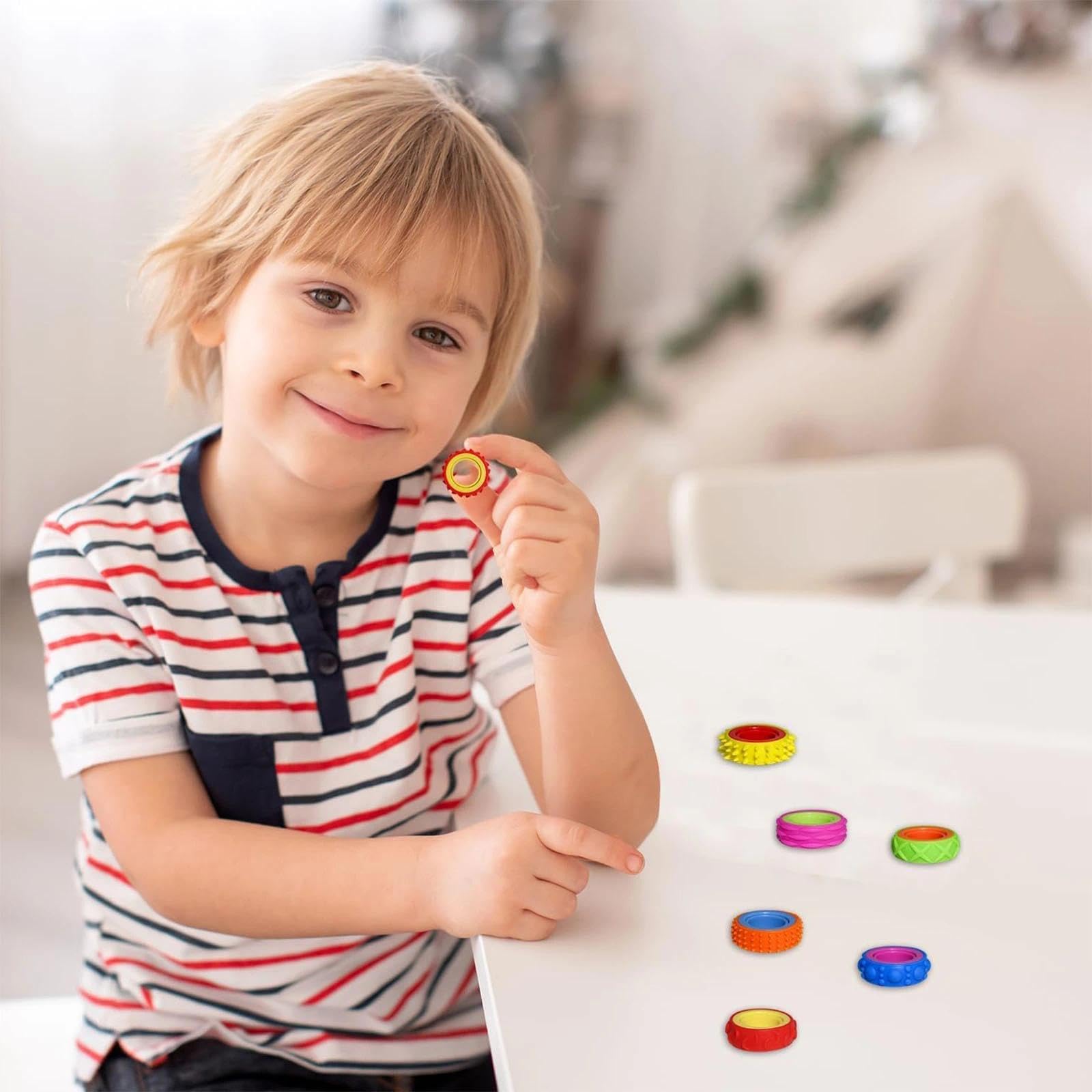 dinghaole 12 Pcs Fidget Sensory Rings - Image 4