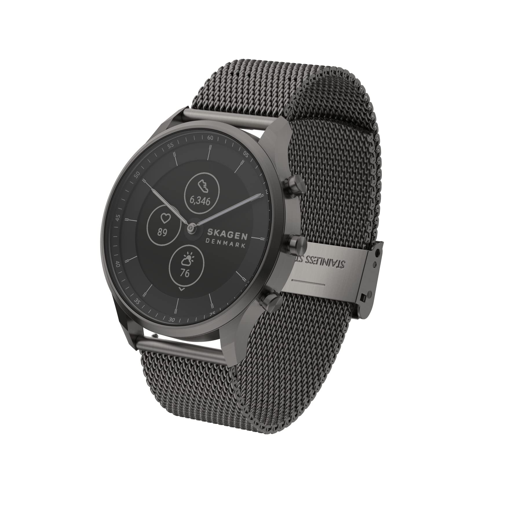 Jorn 42mm Gen 6 Charcoal Stainless Steel Mesh Hybrid