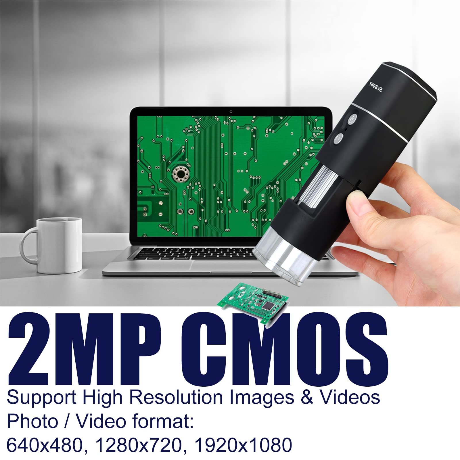 Amazon.com: SVBONY Microscopio digital USB SV606 50-1000x
