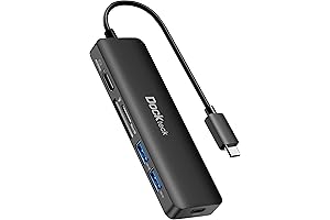Docking Station Excellence: The Dockteck 6-in-1 USB C Hub