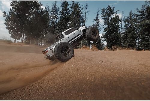 Miniatura 7 de ARRMA Camión RC Big Rock 6S 4WD BLX 17 Monster Truck RTR (batería y cargador no incluidos) blanco, ARA7612T3