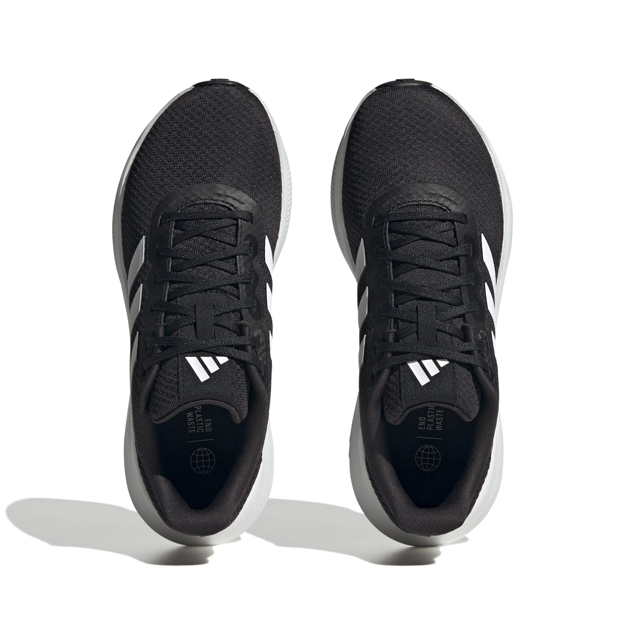 adidas RunFalcon Wide 3 Shoes, Zapatillas para Correr Mujer, Core Black/Cloud White/Core Black, 38 EU