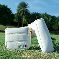 Vista 2 de Fundas para Palos de Golf Bordado Elegante Cuero Premium Birdie Golf Funda para Driver Funda Híbrida para Fairway Funda para Putter Blade Funda