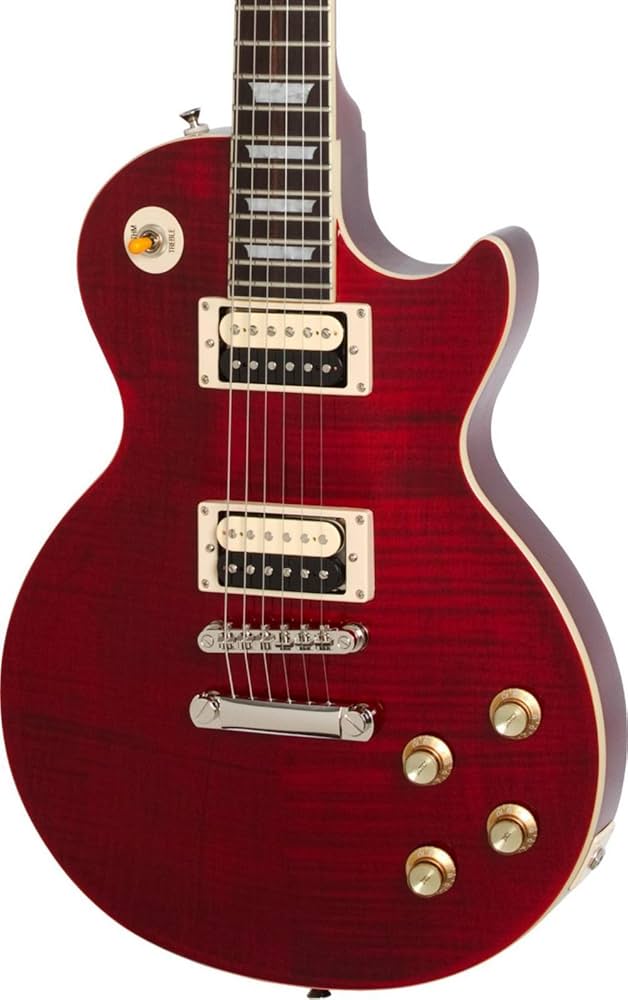 Guitarra Les Paul Epiphone Standard Signature Slash Rosso Corsa