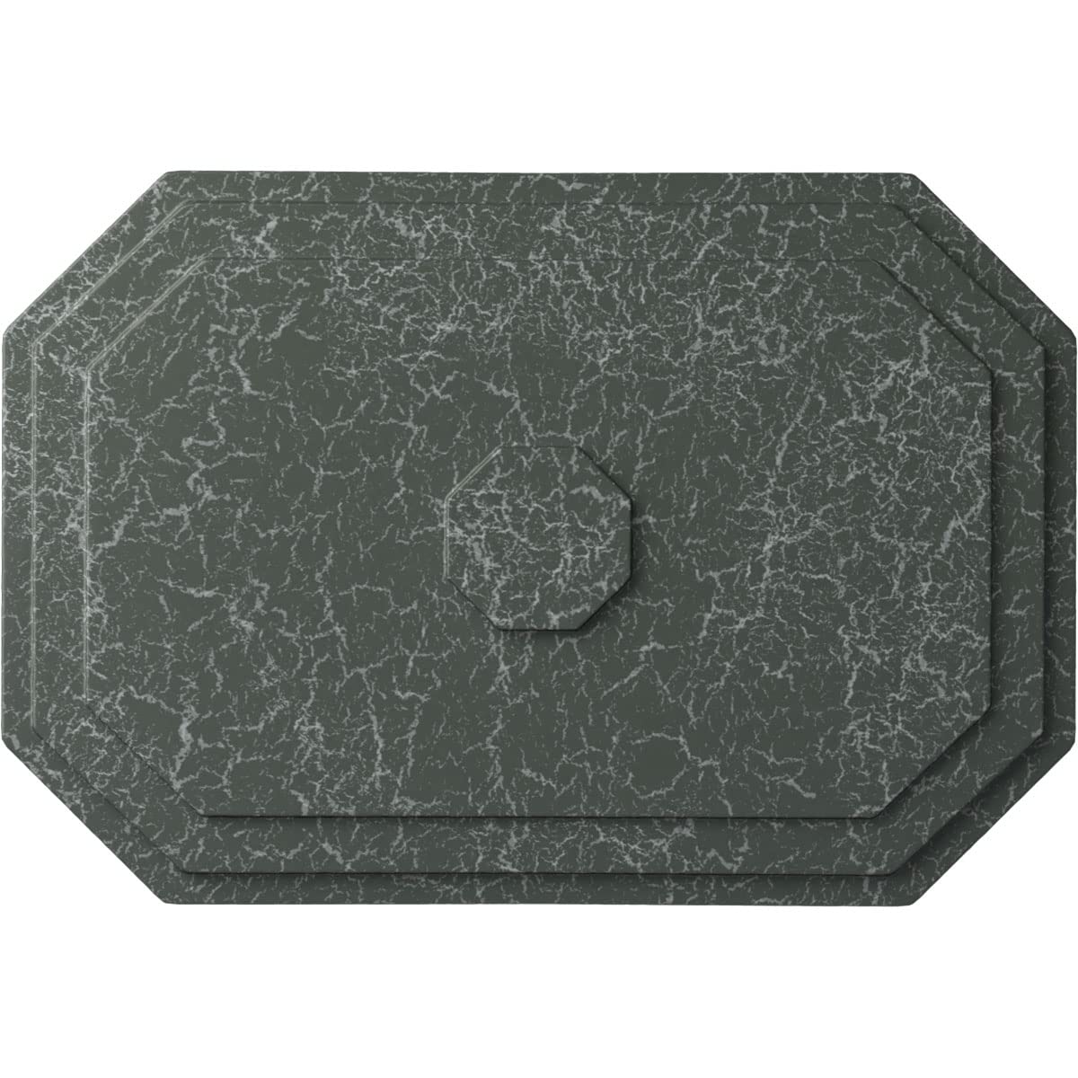Ekena Millwork CM25FEAGC - 25 1/4"W x 17 1/4"H x 1 3/4"P Felix Ceiling Medallion - Ceiling Medallion, Athenian Green Crackle