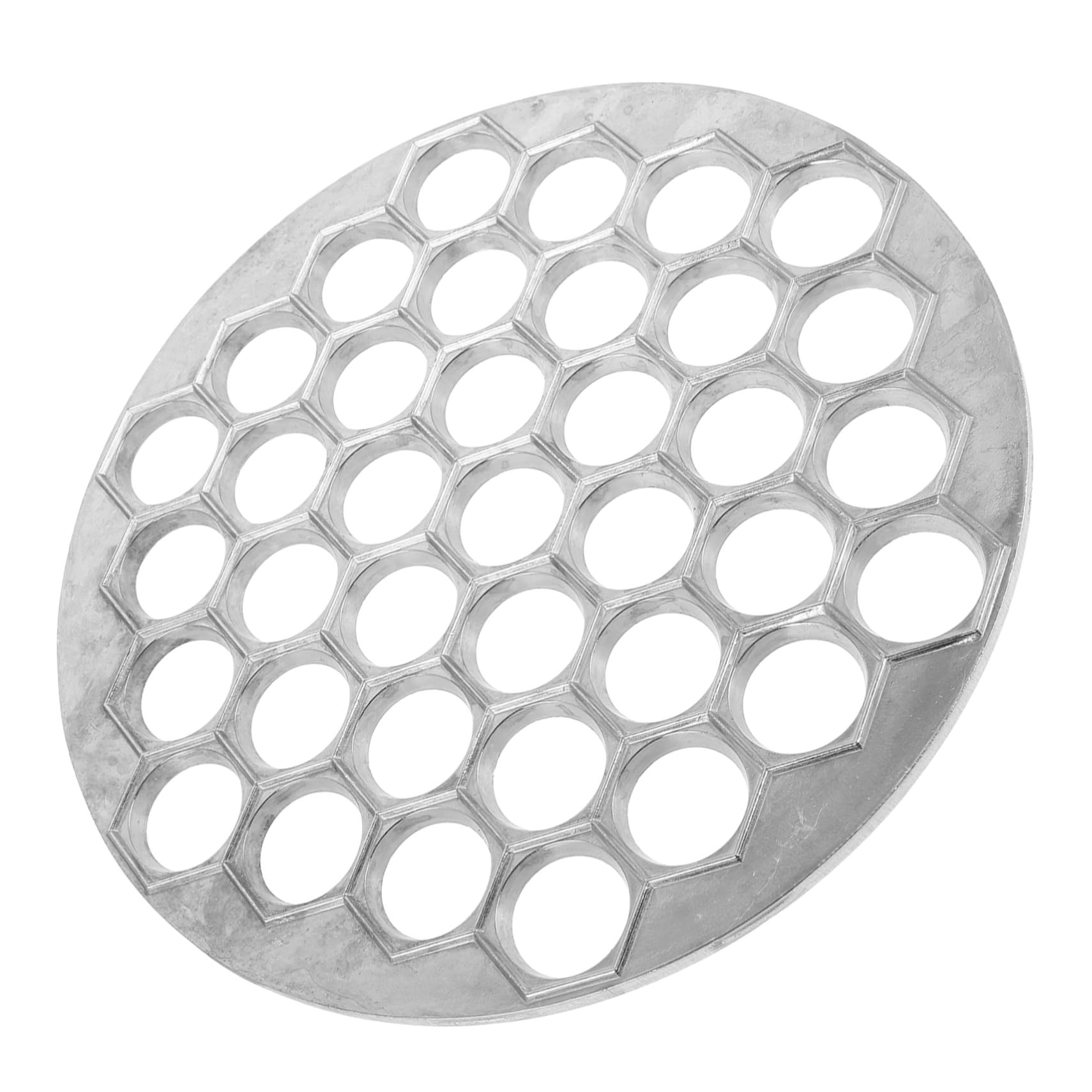 STOBAZA Molde de Aleación Diseño Creativo de Masa Ligera y Plana 37 Agujeros para Hacer Empanadillas Adecuado para Utensilios de Cocina Casera