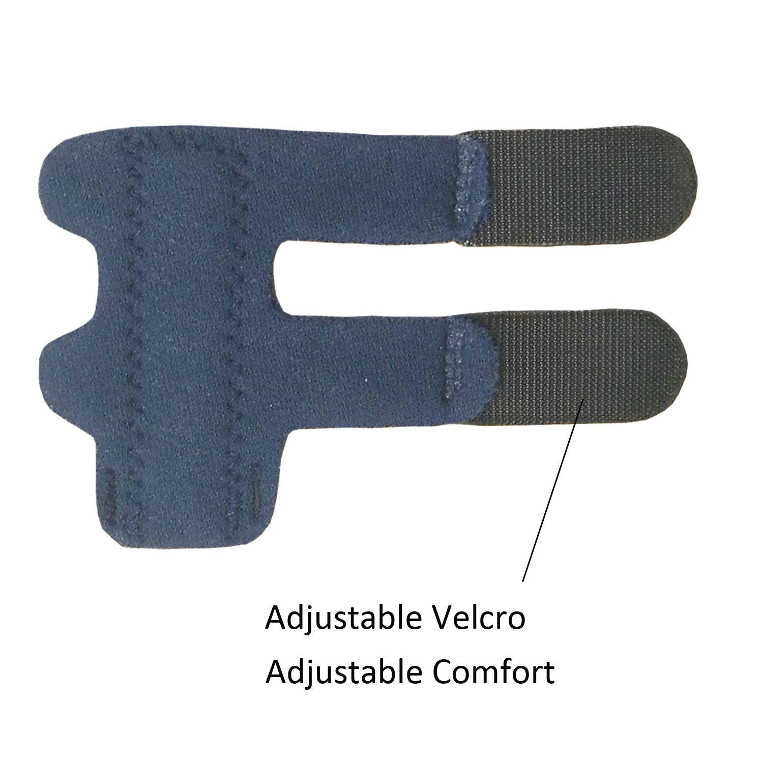 GenetGo Trigger Finger Splint, Mallet Finger Brace for Index, Middle, Ring Finger - Tendon Release & Pain Relief