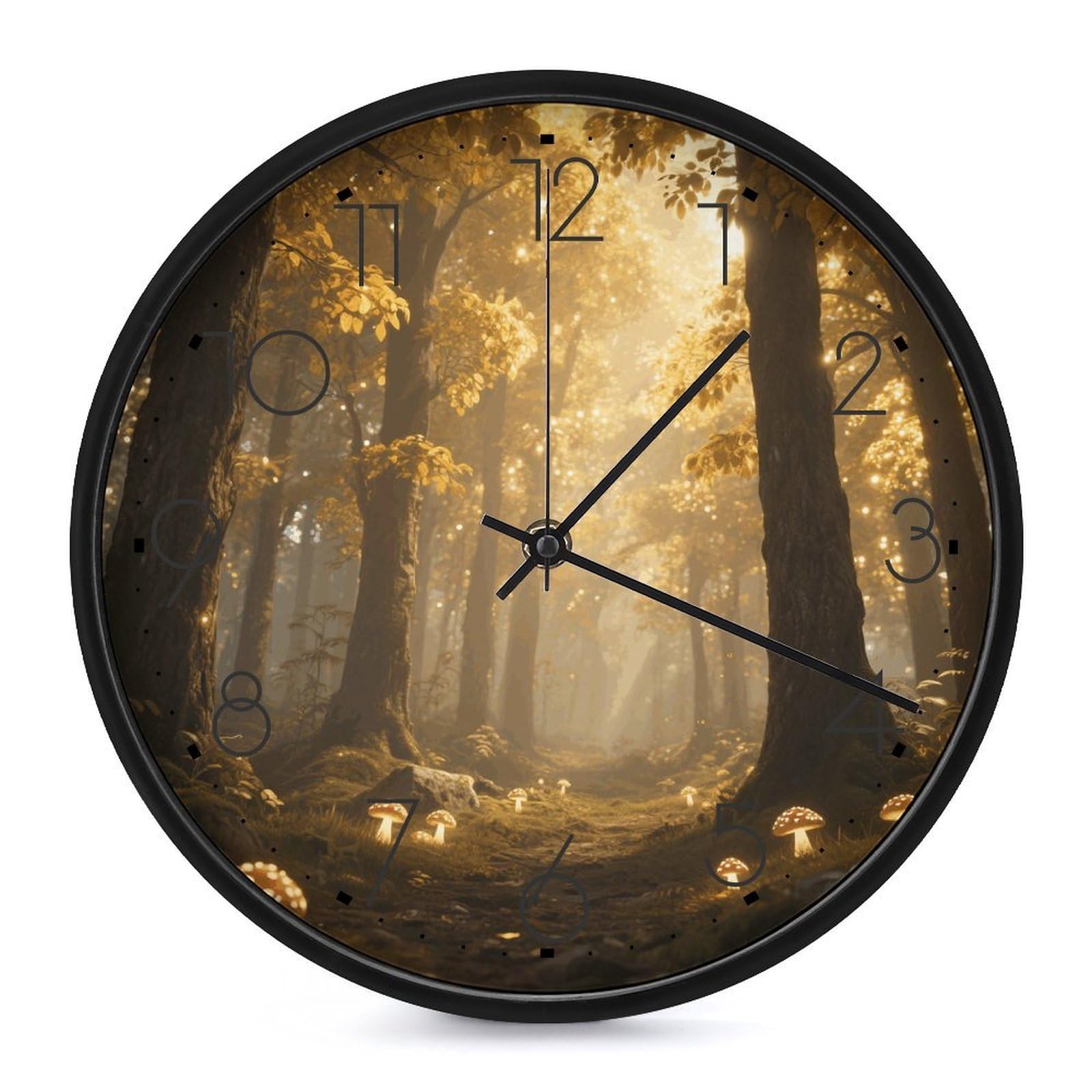 Fini le bruit de tic-tac avec cette horloge murale magique silencieuse de 25 cm