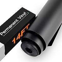 Vista 45 de HTVRONT Vinilo permanente beige – Rollo de vinilo adhesivo permanente beige brillante de 12" x 14 pies compatible con máquina de corte Cricut