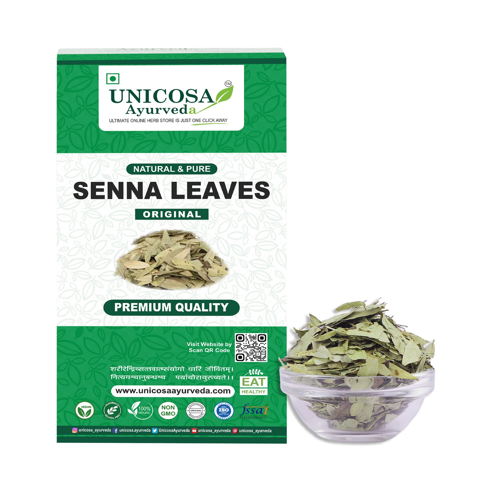UNICOSA Ayurveda Natural Senna Leaf/Alexandrina/Cassia Angustifolia/Sonamukhi Patta/Sanay Patti, 200gm (B0C5RNQ77Q) Amazon Price History, Amazon Price Tracker