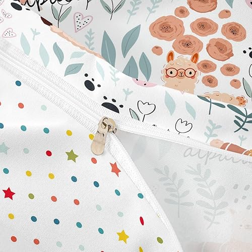 Vista 42 de Erosebridal Funda de edredón de zorro kawaii, juego de ropa de cama de zorro de dibujos animados, funda de edredón con 2 fundas de almohada para Fox