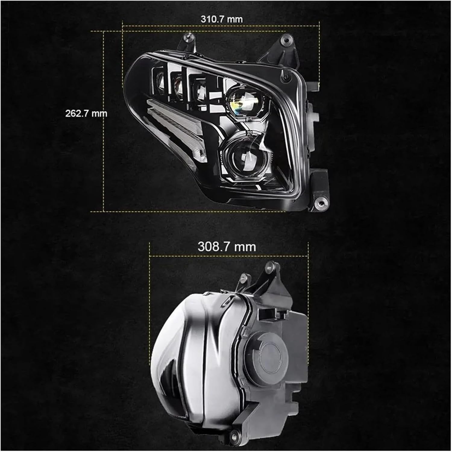 互換品】純正タイプ ヘッドライト GSX-R125/150(17-)/GSX-S125/150(17