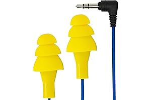 Plugfones Basic True Wireless Earplug-Earbud Hybrid - Noise Reducing Headphones