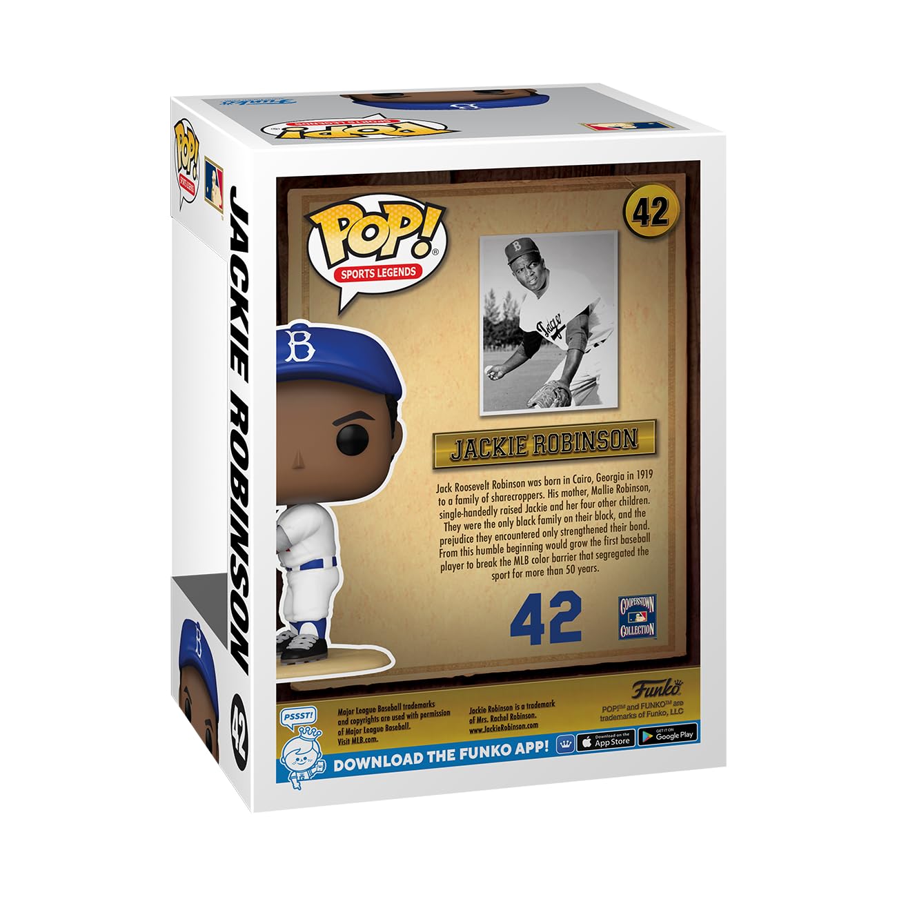 funko pop! Legends ジャッキー・ロビンソン/ドジャース42 Amazon.com: Funko POP! MLB: Legends - Jackie Robinson