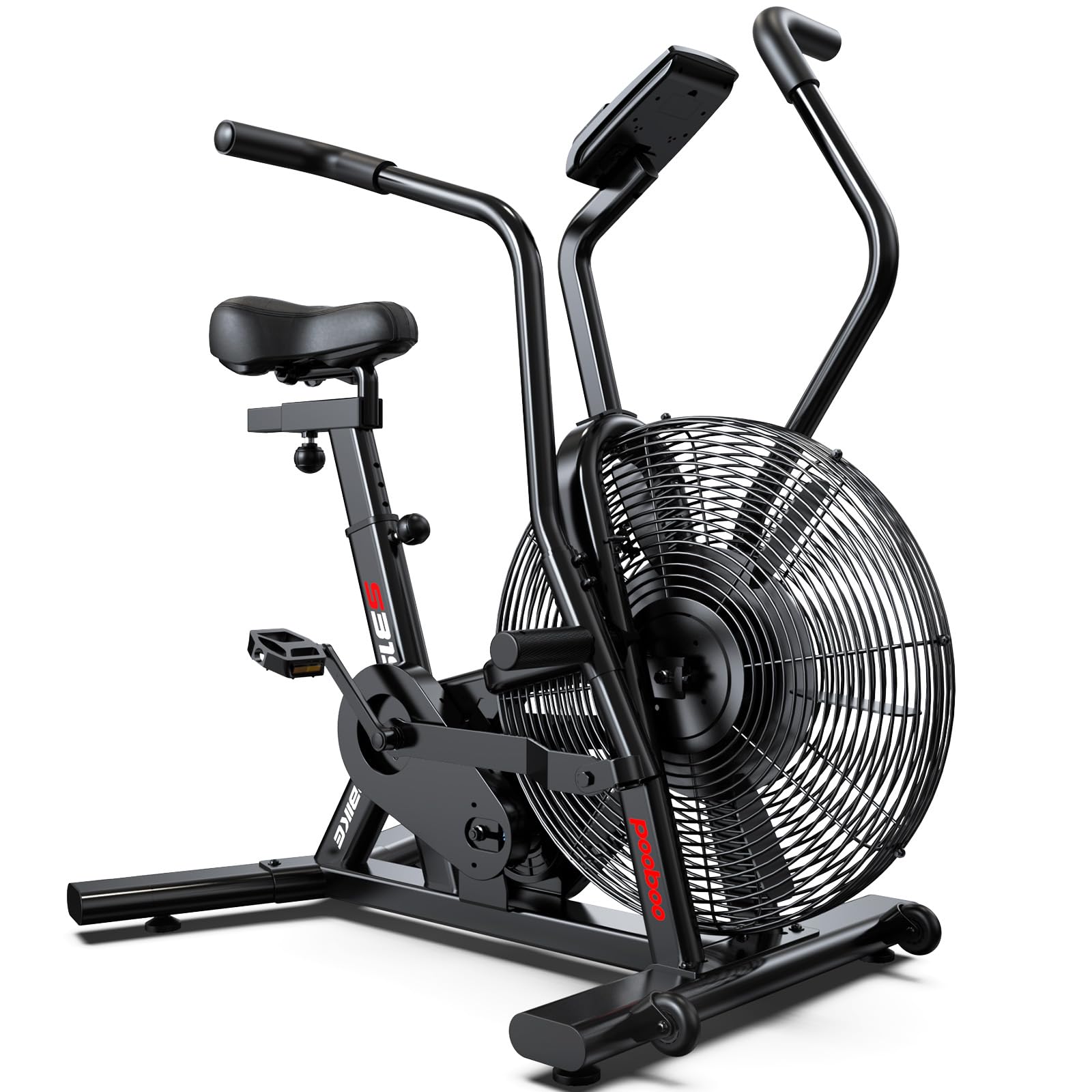 pooboo Air‑Resistance Exercise Fan Bike