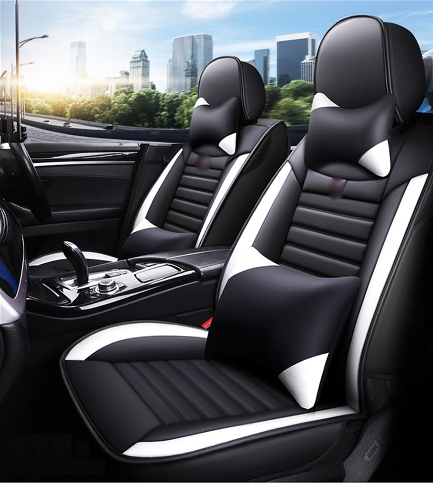 YOUZKA Car Seat Cover Accessories For NISSAN Qashqai Juke X-Trail Armada Altima Cube Dualis Tiida Bluebird Rogue Cushion accessories