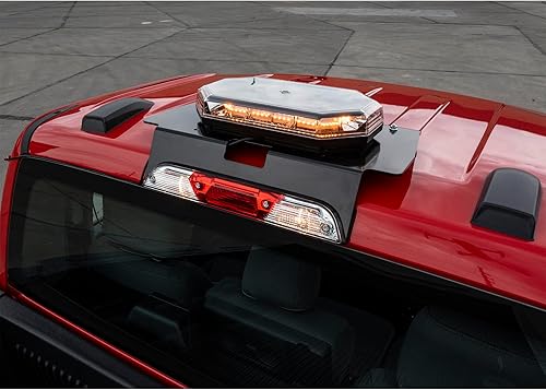 Miniatura 7 de Buyers Products 8895551 - Soporte de cabina de barra de luz sin taladros para Ford 1500 (2015+)