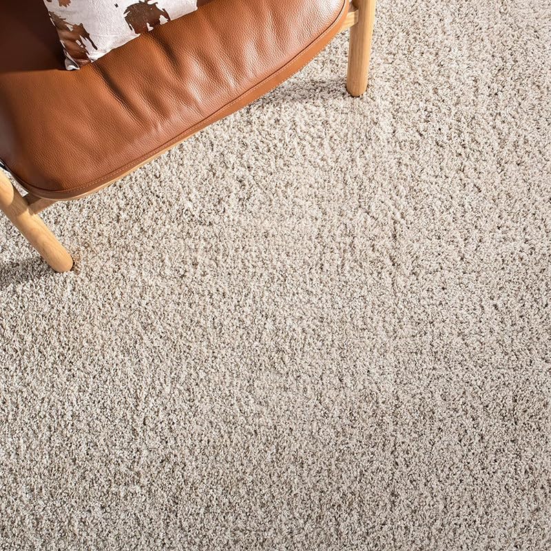 Image of zia carpets Cozy Soft Shaggy Non Slip Carpet for Home Decor Aesthetic Rugs with 2.5 inch Thikness Size 7x10 feet