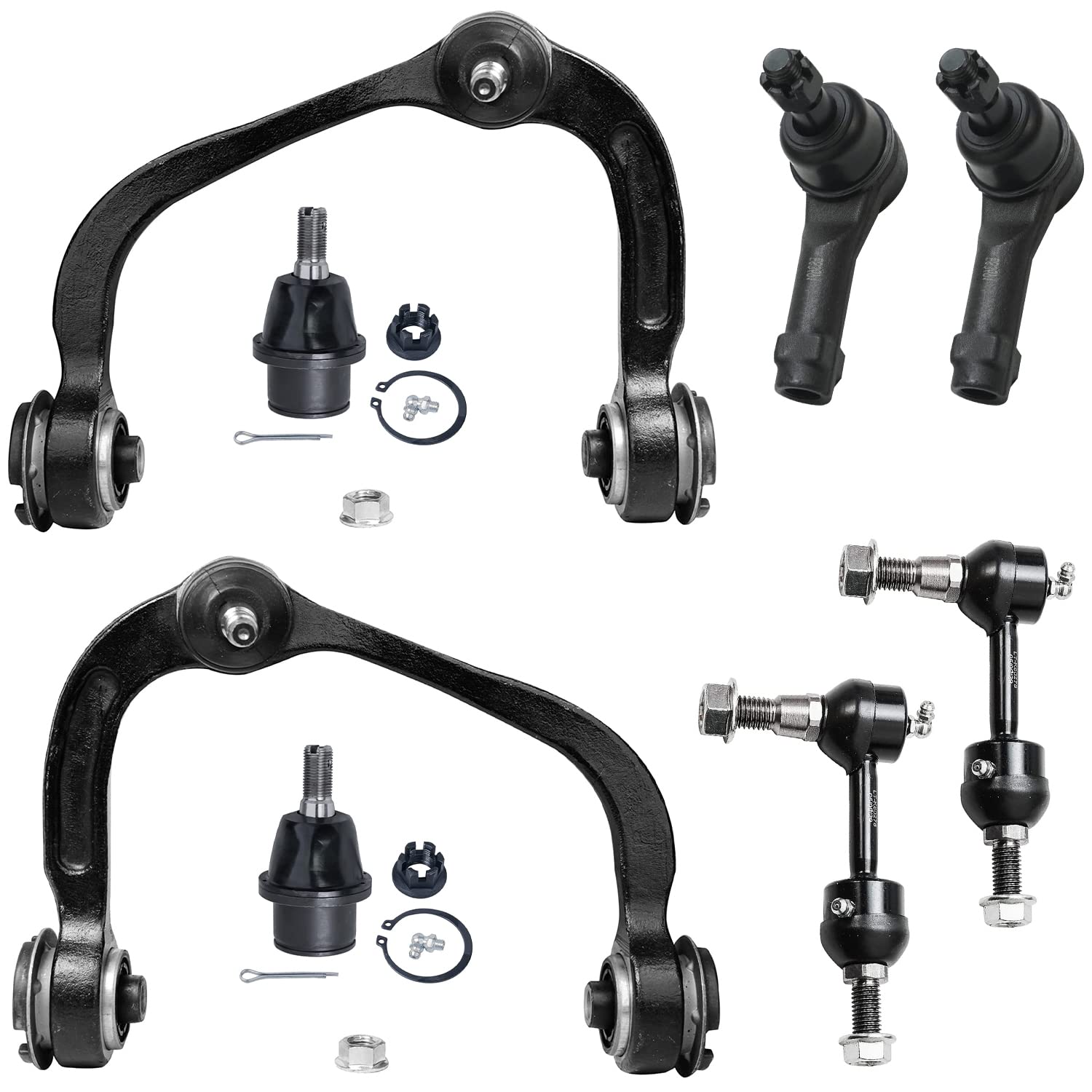 Detroit Axle - 2WD Front 8pc Control Arms Kit for 2004-2005 Ford F-150