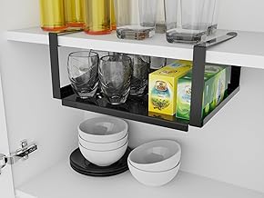Extra Shelf - Kitchen Spice Rack Organizer, Storage Rack For Kitchen Cabinet Black