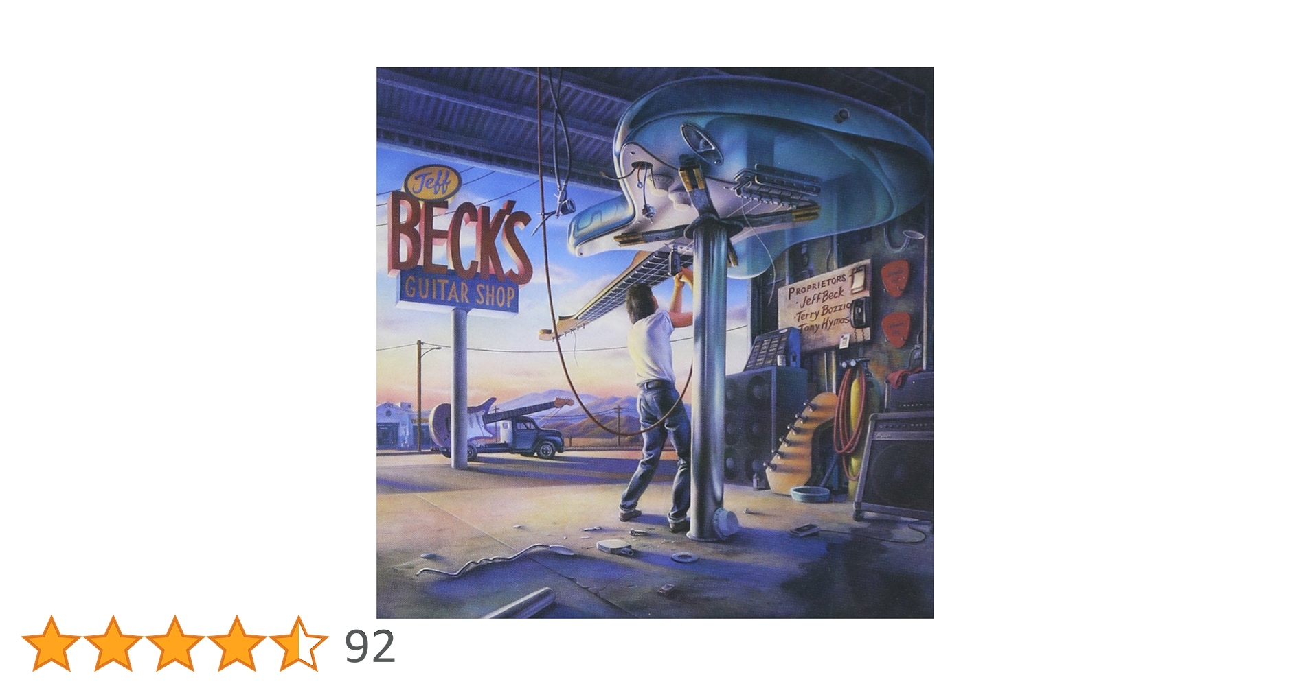 Jeff Beck Guitar Shopレコード新品未使用 JEFF BECK - Jeff Beck's Guitar Shop LP (RARE 1989 1st US