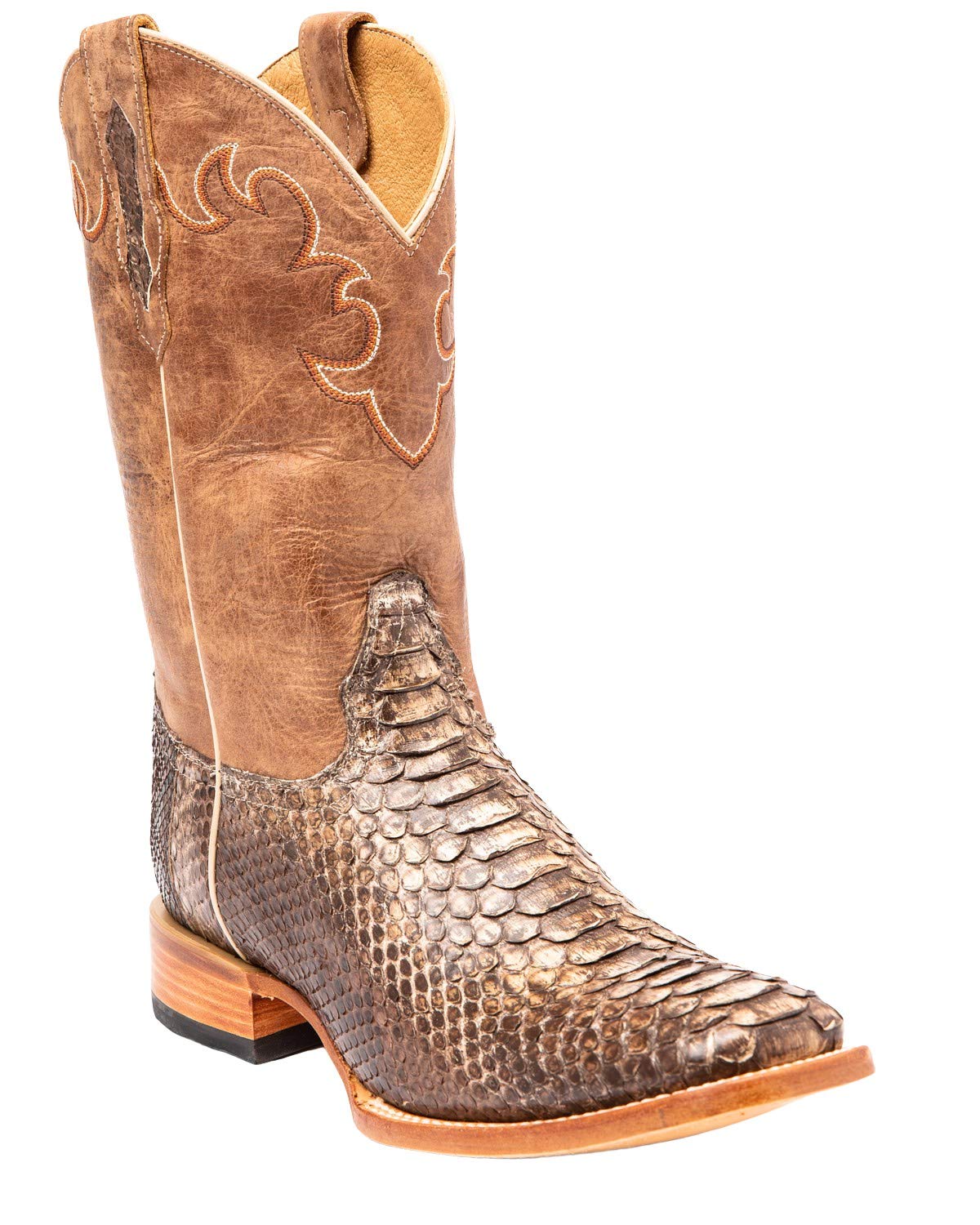 Cody James Men's Exotic Python Western Boot Broad Square Toe - Bb42