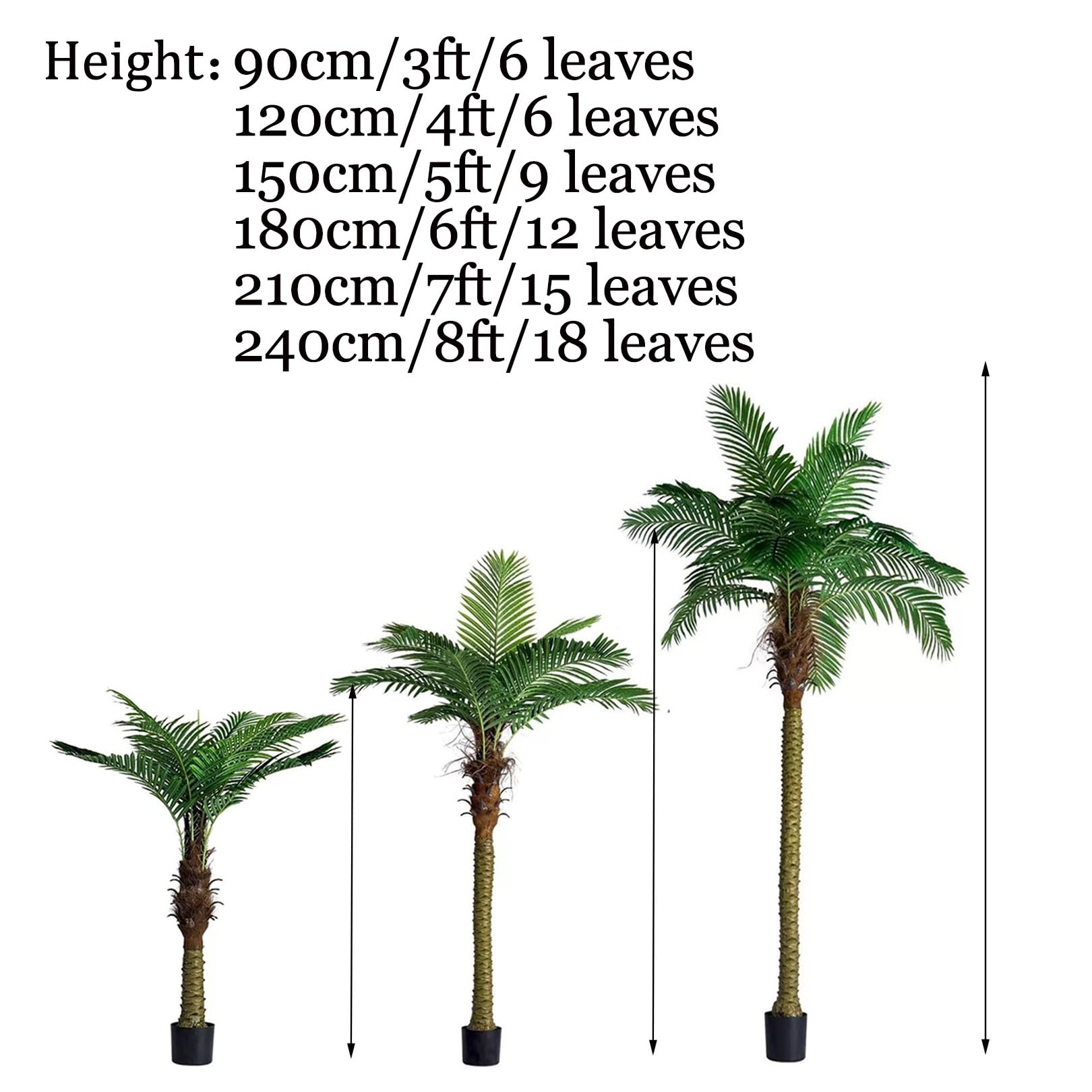 Amazon｜人工観葉植物フェニックスパームツリー フェイクグリーン 熱帯 