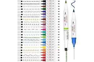 24 Color Flownwing Curved Highlighter Pen Set