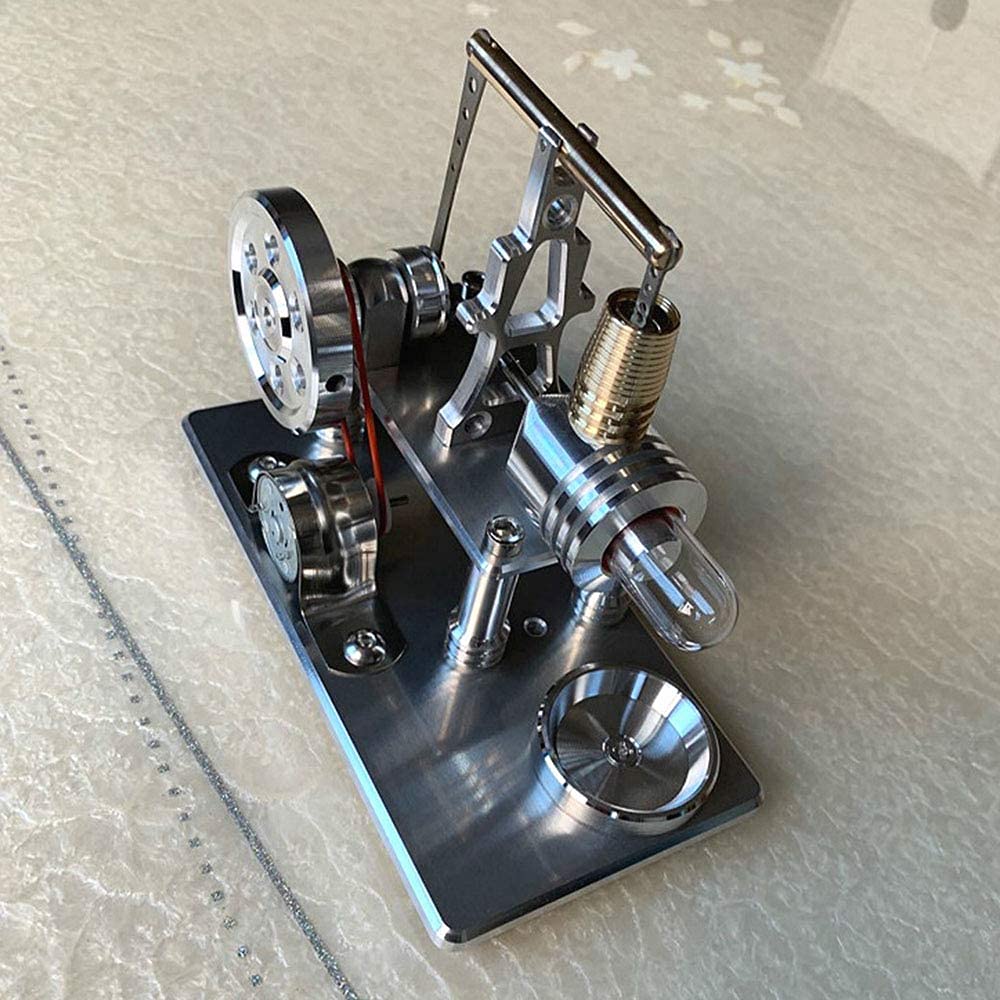 Motormodell, Generatormotor, Miniatur-Wärmekraftmaschinen-Spielzeugmodell, geeignet für physikalische Experimente