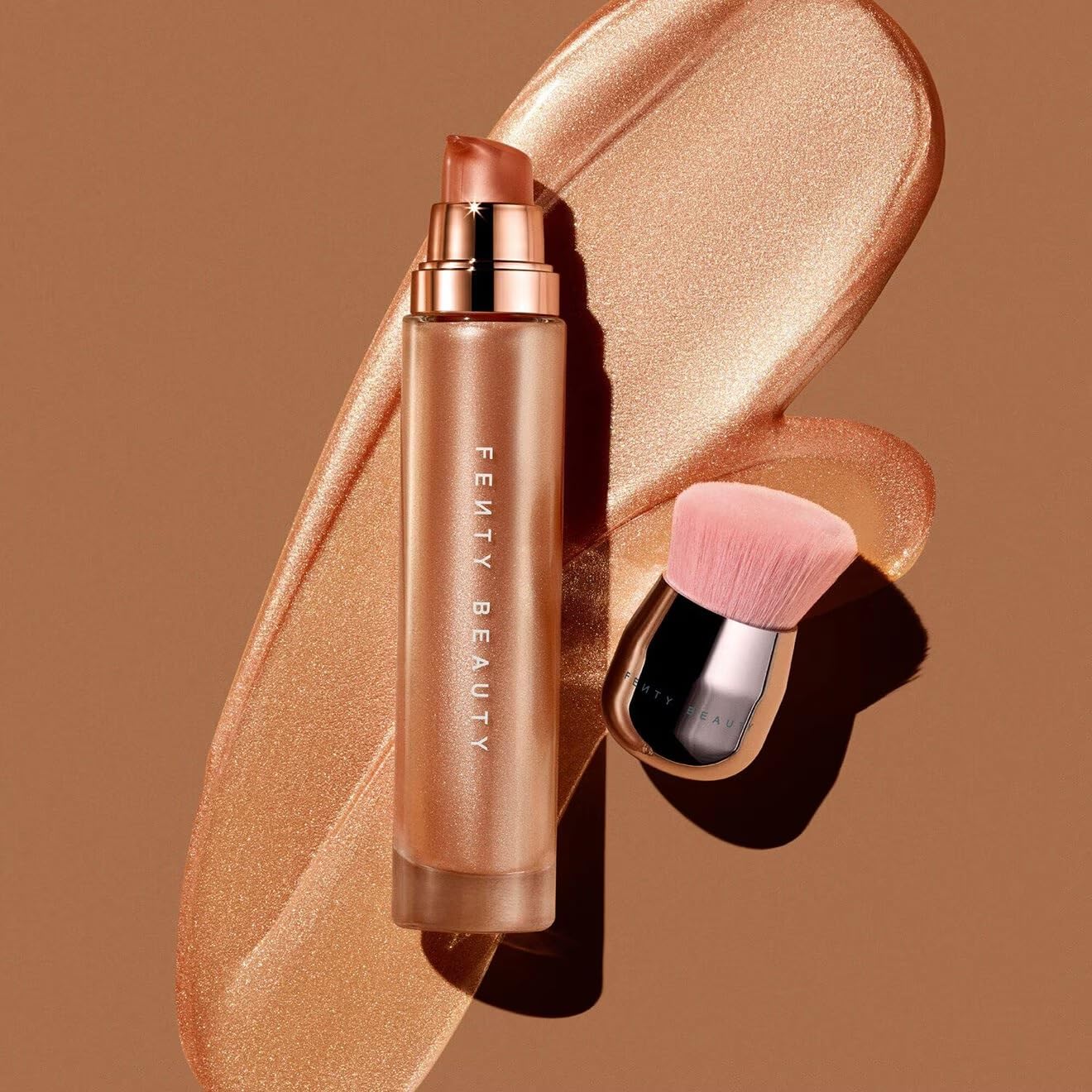 FENTY BEAUTY Body Lava Körper-Highlighter How Many Carats?!, Flüssiger Schimmer, 90ml