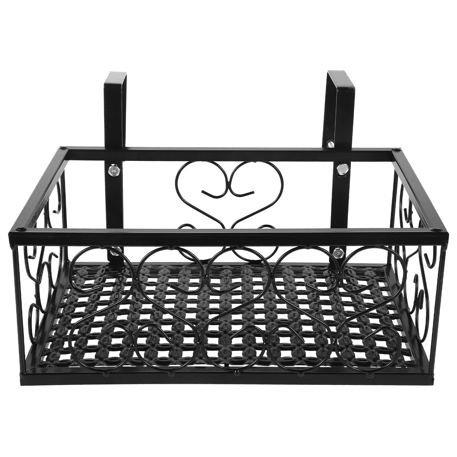 Estante para colgar macetas en barandillas de terraza y crear un jardín vertical