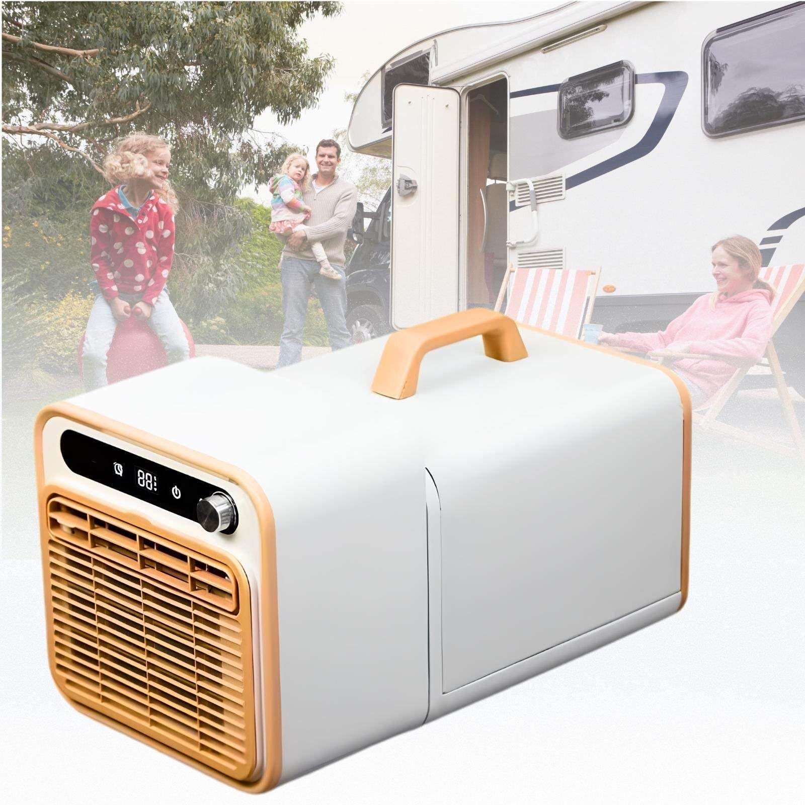 HalksuyNa Portable Air Conditioner Split Unit, 3-Min Cooling Air Cooler with2-meterconnectingpipe