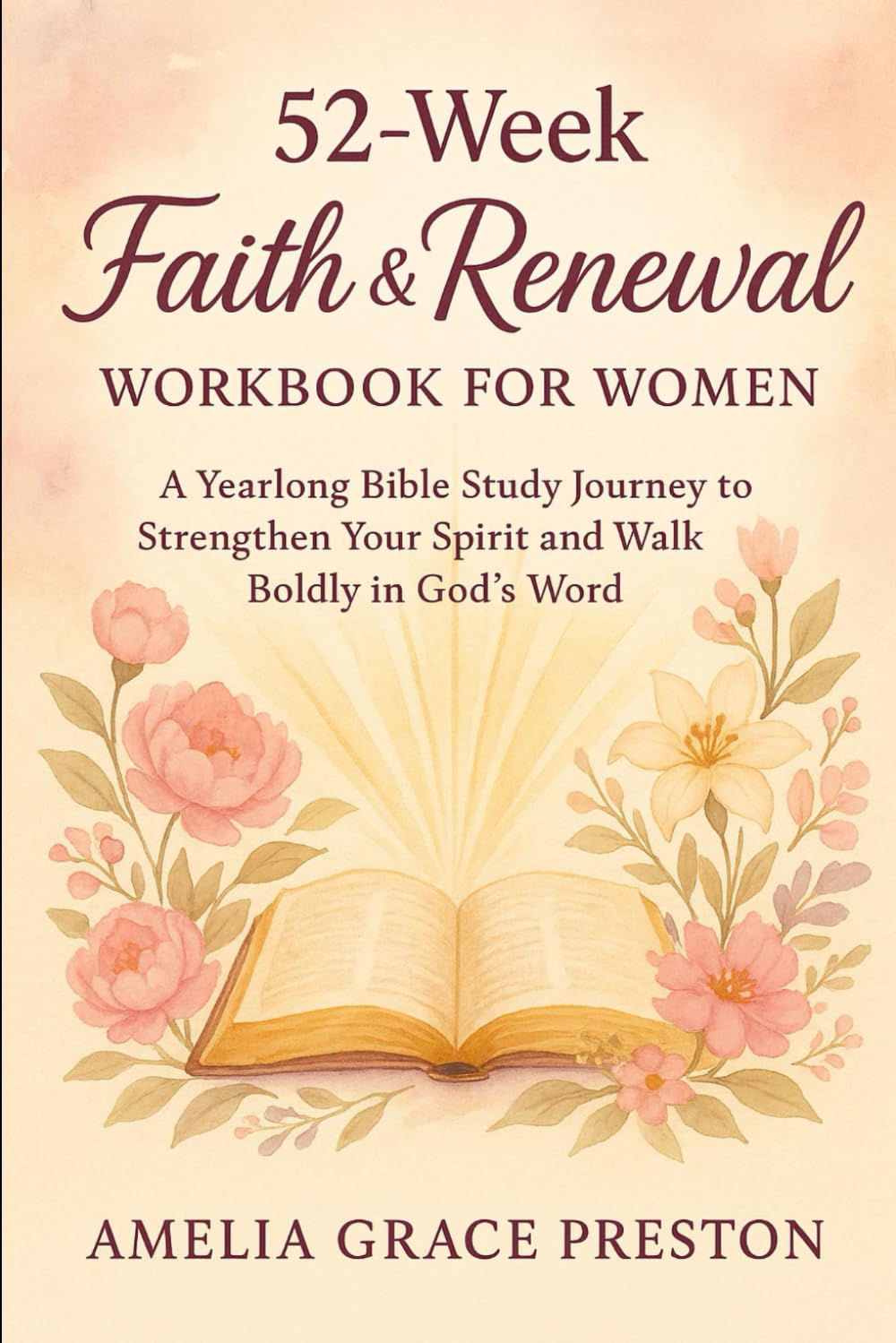 52-Week Faith & Renewal Workbook for Women: A Yearlong Bible Study Journey to Strengthen Your Spirit and Walk Boldly in God’s Word