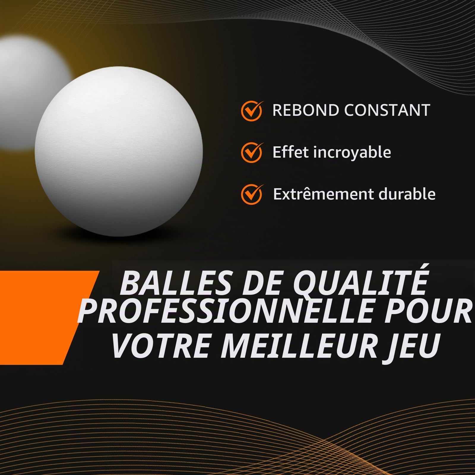 Ensemble de fouets de ping-pong avec balles, entraînement et loisirs, fouets de tennis de table et accessoires intérieurs
