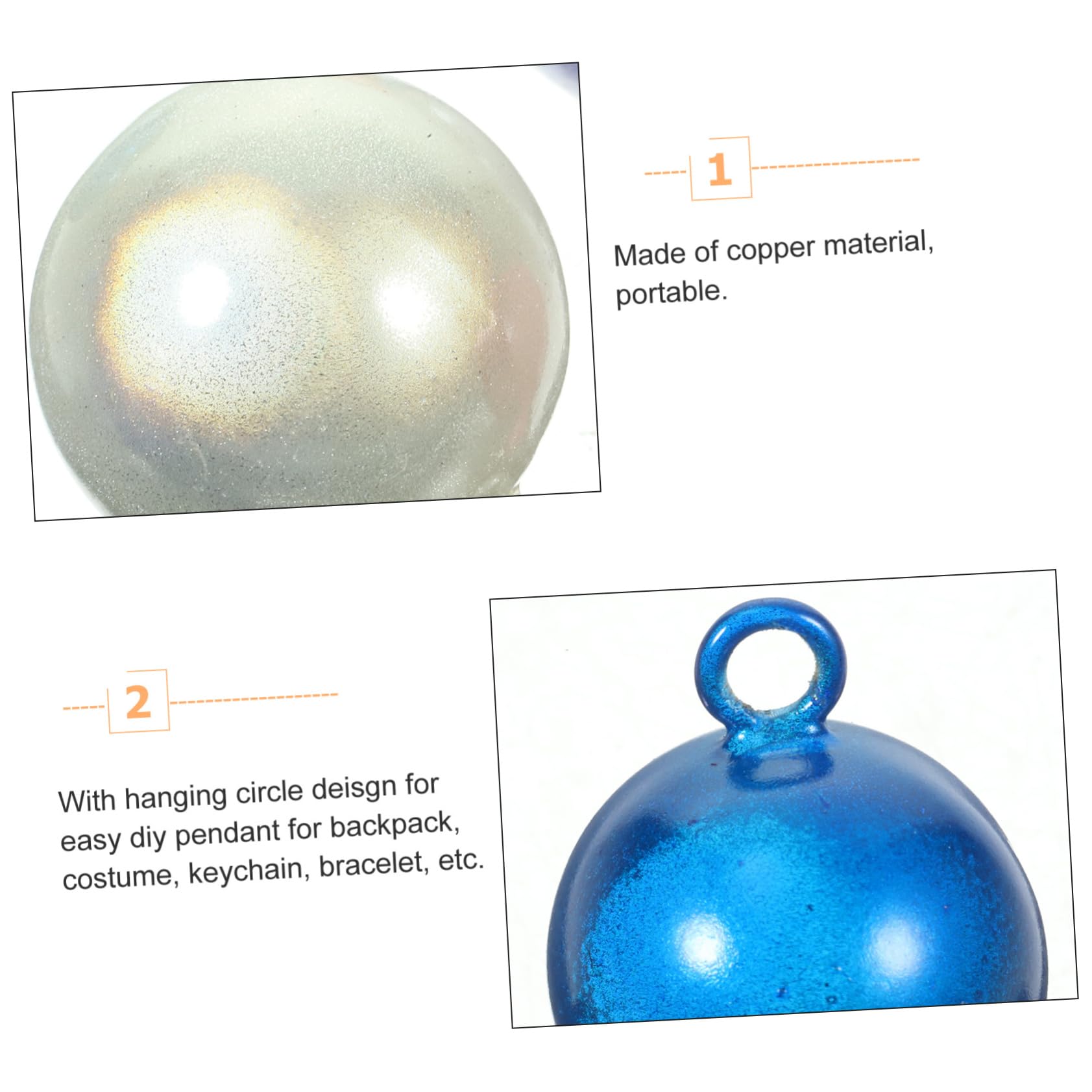 3 Set Di Piccole Campane Dacqua Giapponesi Decorazioni Pendenti Rotonde Accessori Appesi Decorazioni Per Zaino Portachiavi 6 Pezzi * 3