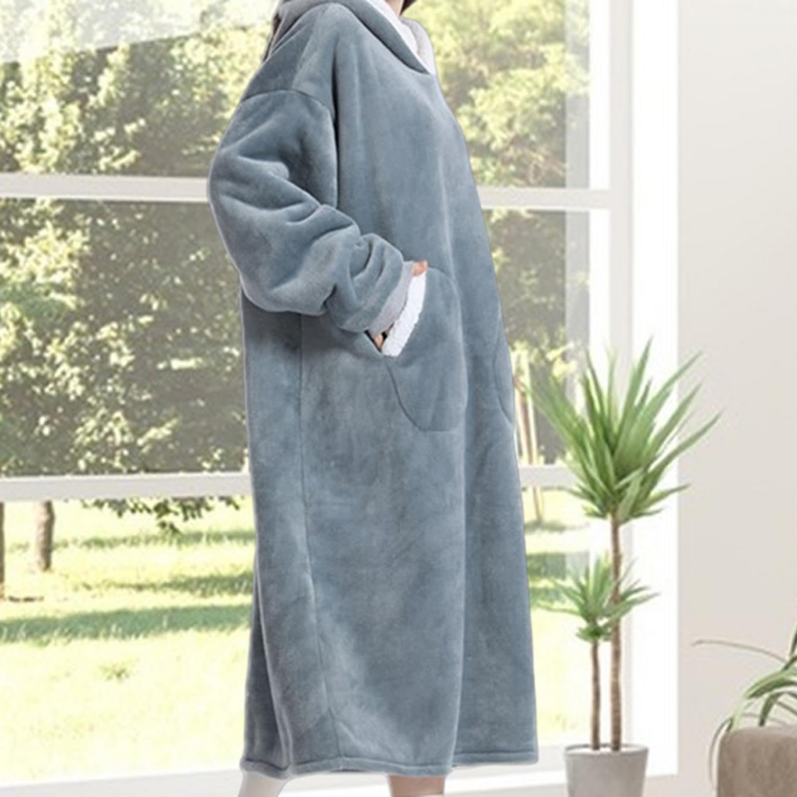 Manta para Adultos, Manta de Invierno, Manta portátil | Sudadera Manta