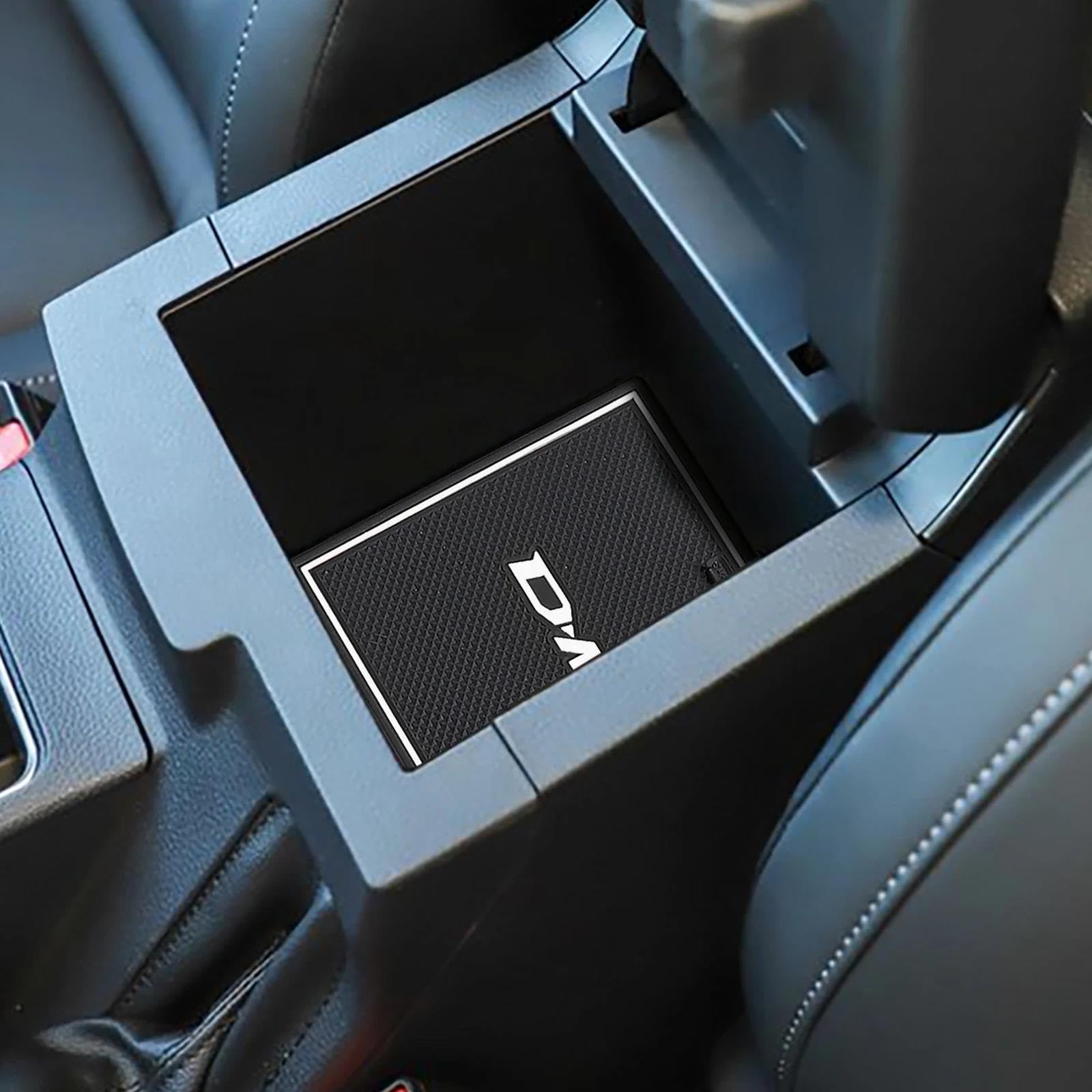 Auto Antiscivolo Impermeabile Porta Scanalatura Tazza Tappetino Interni Per Isuzu D-MAX 2021 2022 2023 2024(Nero,Rhd)