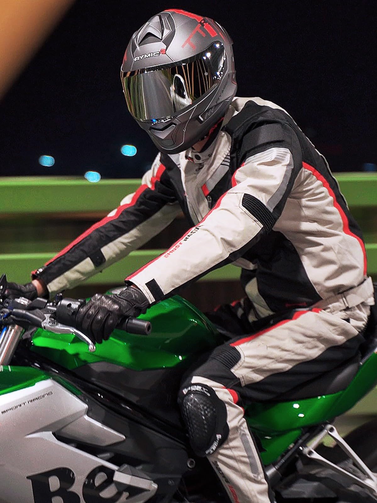 Traje De Moto Impermeable para Hombre Chaqueta Y Pantalón De Moto Traje De Blindado con Certificación CE Armadura Extraíble para Las Cuatro Estaciones Deportes Al Aire Libre