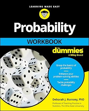 Probability Workbook For Dummies book cover