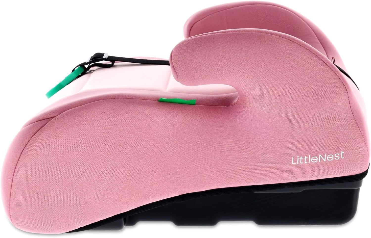 SUN BABY LITTLENEST – Podstawka Samochodowa 125–150 cm, Homologacja R129, Ergonomiczne Siedzisko dla Starszych Dzieci - Różowa
