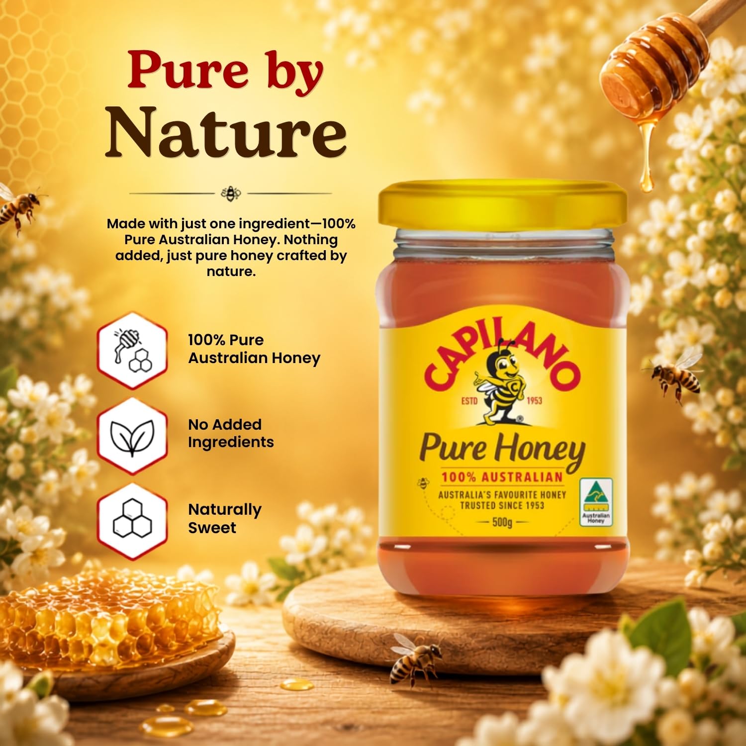 Amazon.com : Capilano Honey, 500g : Grocery & Gourmet Food