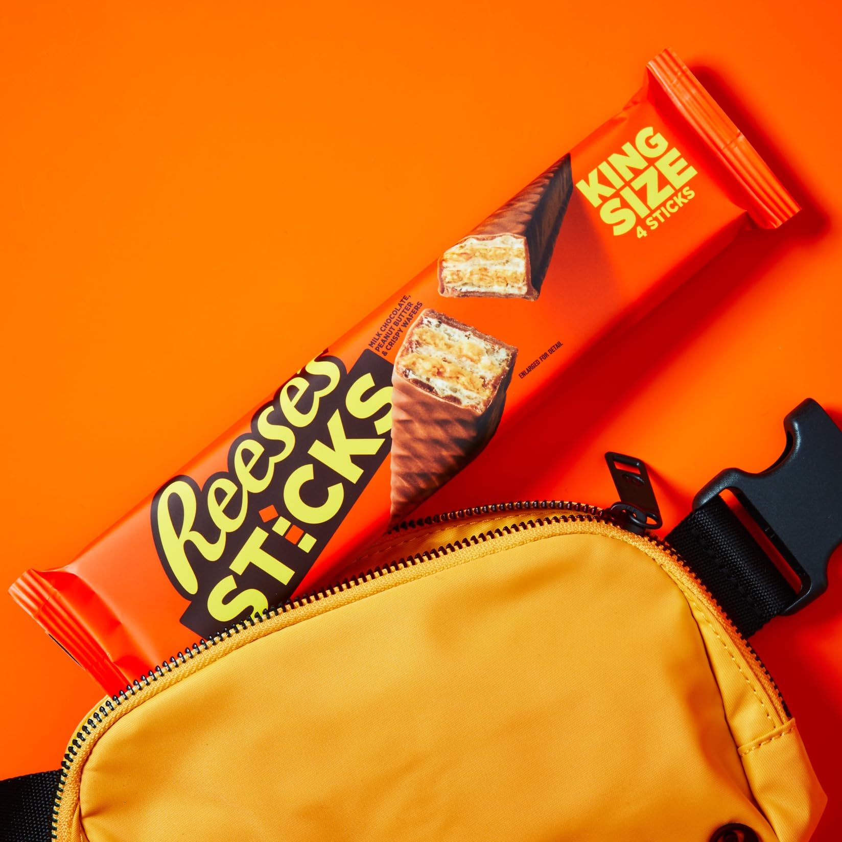 Reese's Sticks King Size - Schoko-Erdnussbutter-Süßigkeitenriegel, 24 Stück (24x85 g)