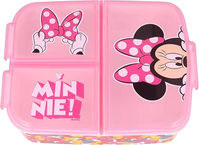 Lancheira da Minnie com Arcos Edgy - Sandwichera Colorida para Crianças