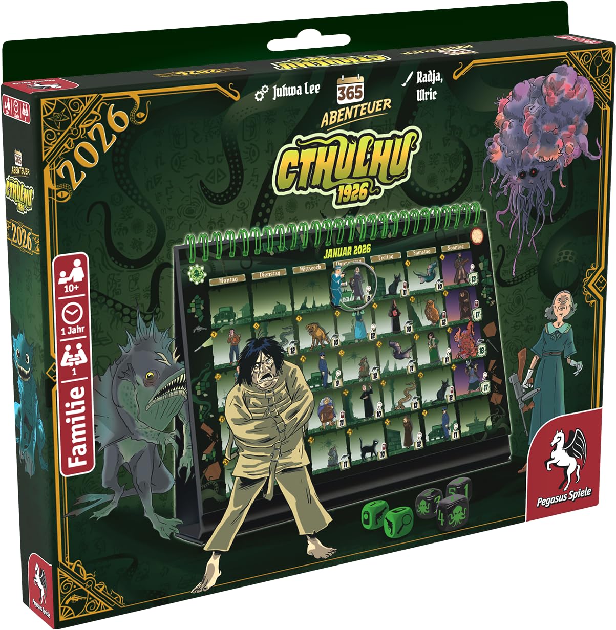 Pegasus Spiele 365 Abenteuer- Cthulhu 1926 [Edition 2026]